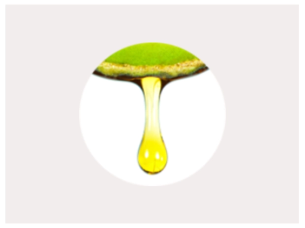 Orange and clear droplets to represent Vitamin C