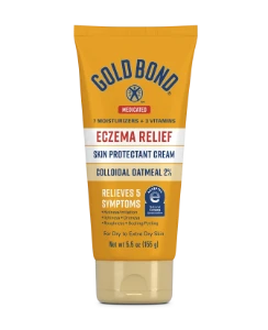 Front of Gold Bond Gold Bond Eczema Relief Medicated Skin Protectant Cream tube 5.5oz
