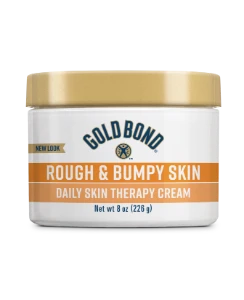 Front of Gold Bond Ultimate Rough & Bumpy Skin Daily Therapy Cream Jar