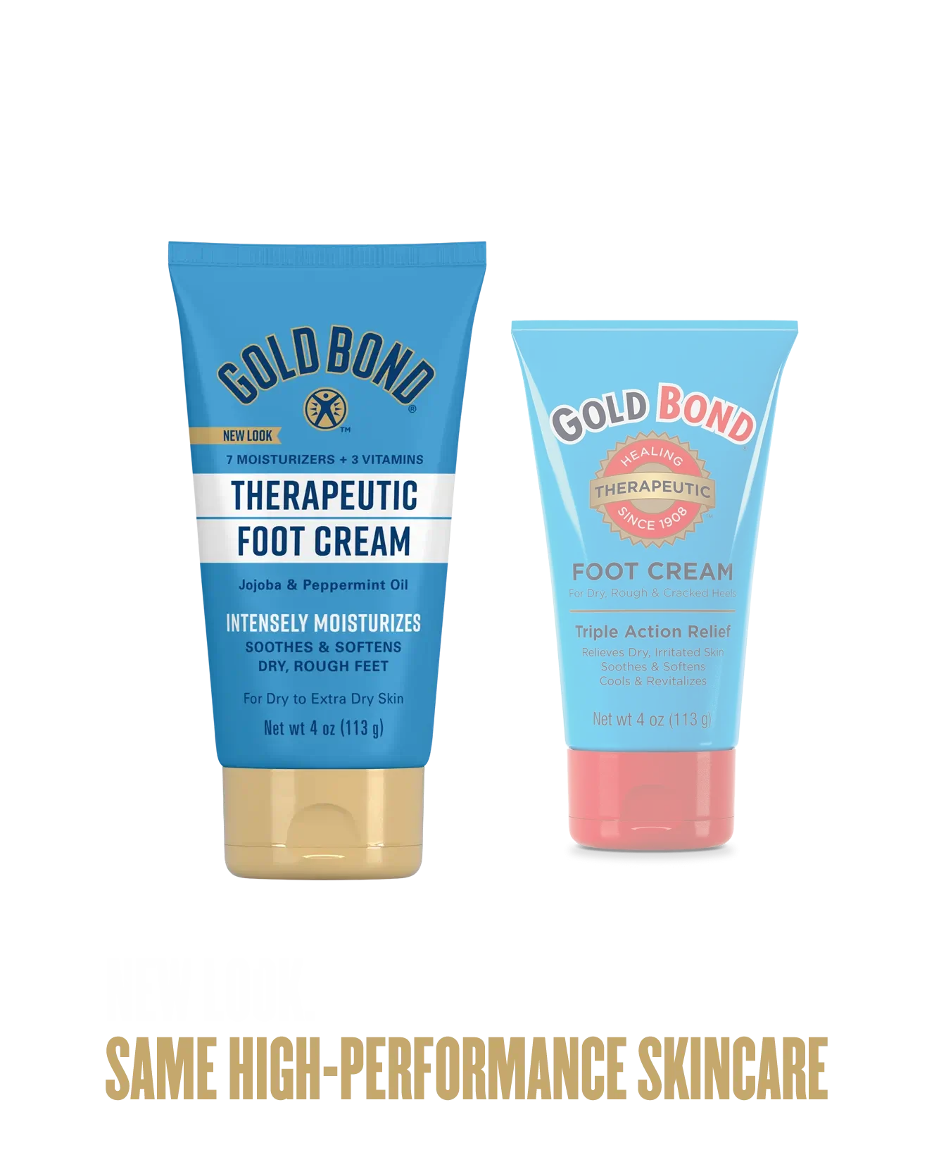 Front of Gold Bond Therapeutic Foot Cream tube
