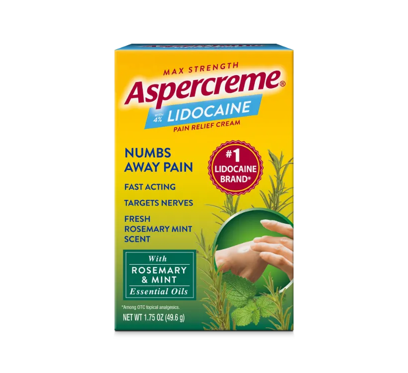 Aspercreme Lidocaine Fragrance-Free Pain Relief Roll-On