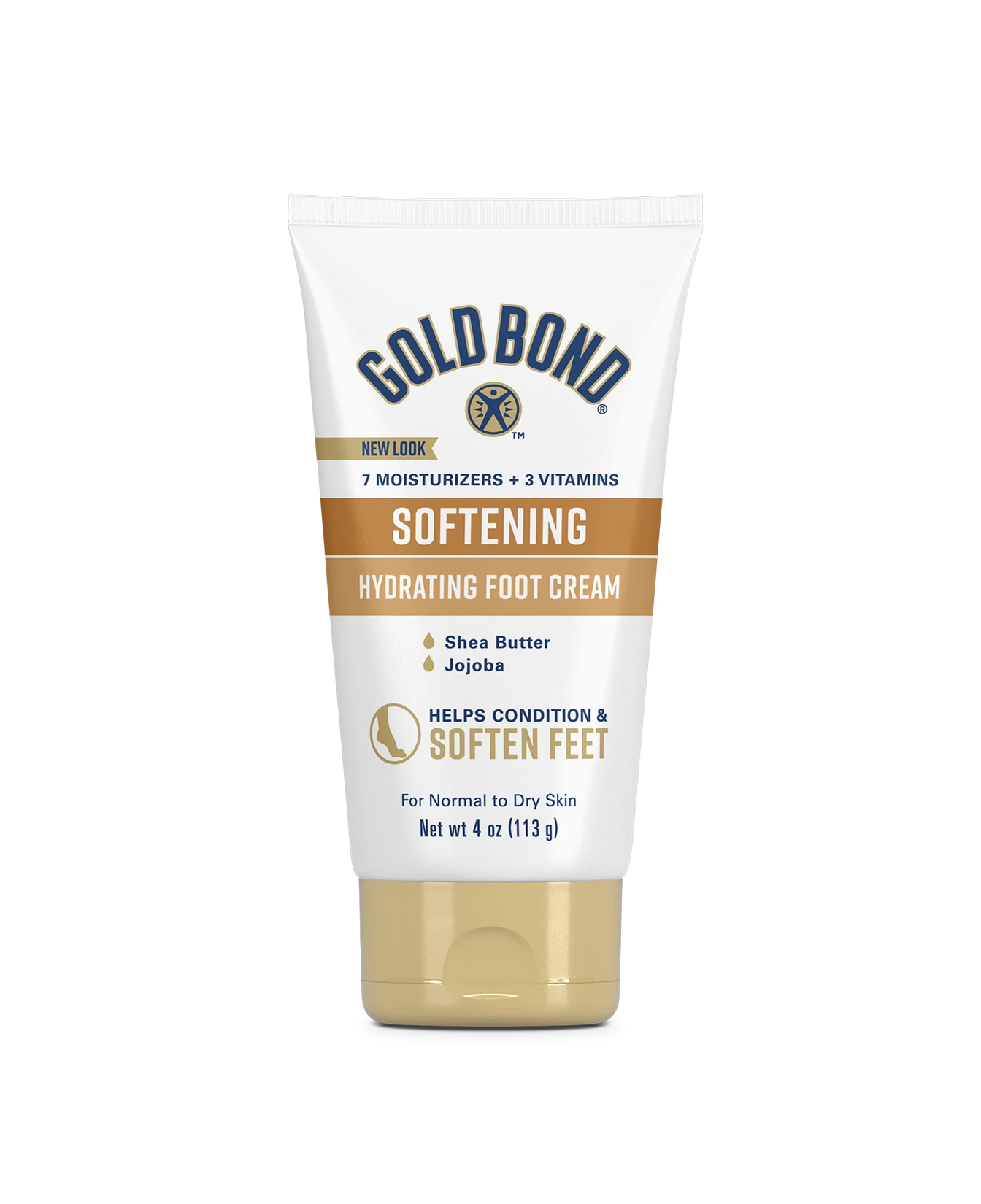 Front of Gold Bond Softening Foot Cream tube