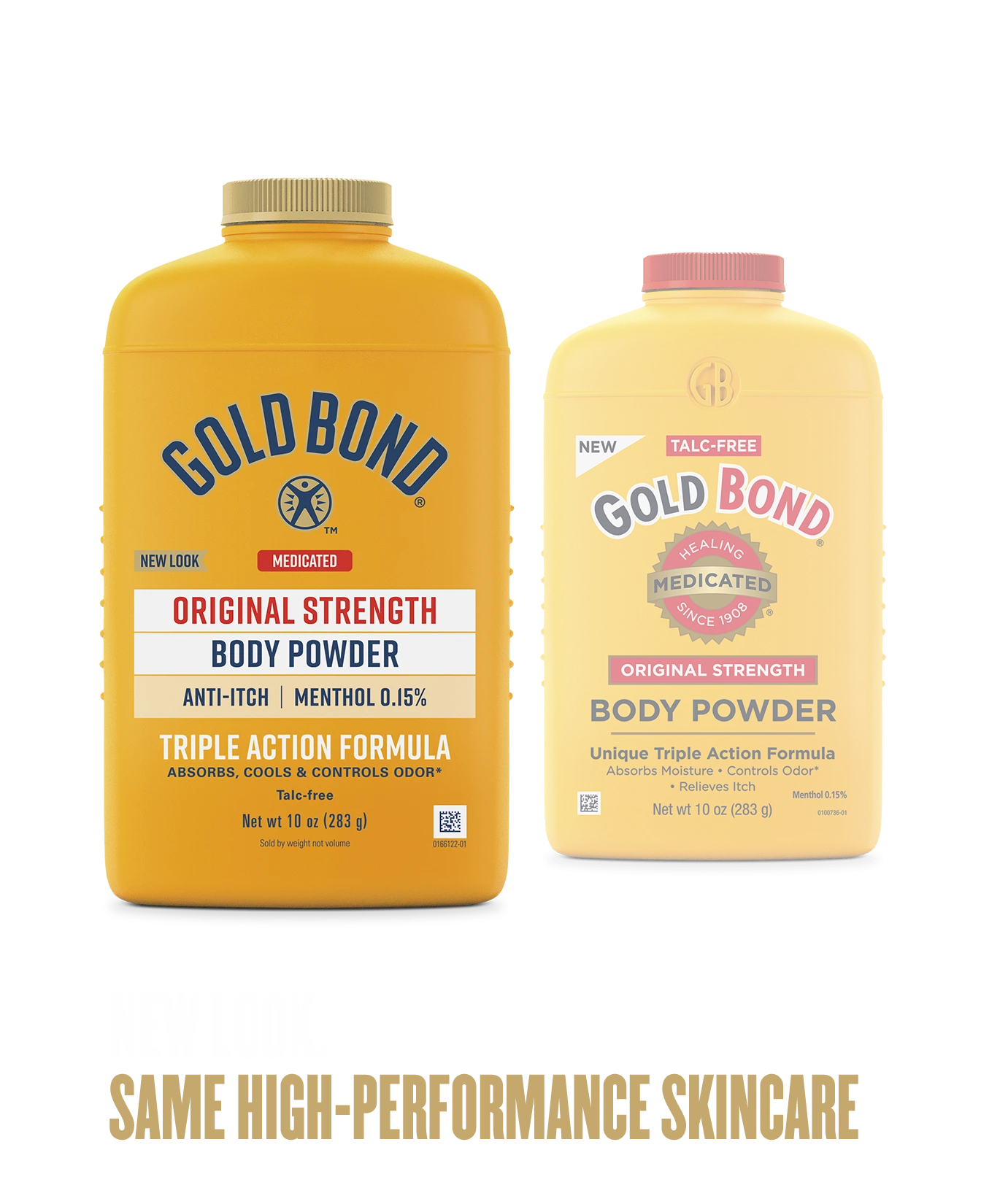 Gold Bond Original Strength Medicated Body Powder Old VS New
