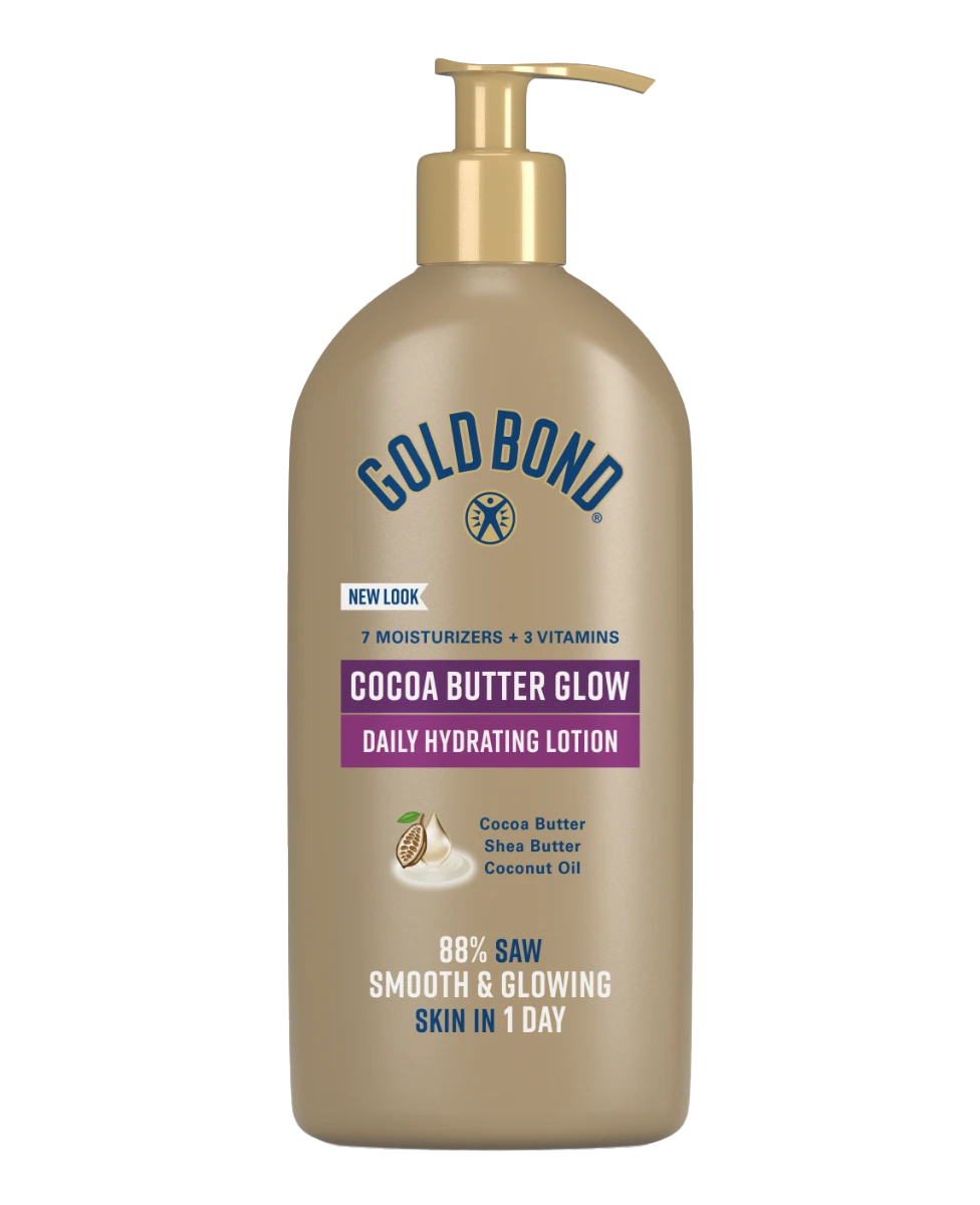 Front of Gold Bond Radiance Renewal Skin Cream & Lotion tube