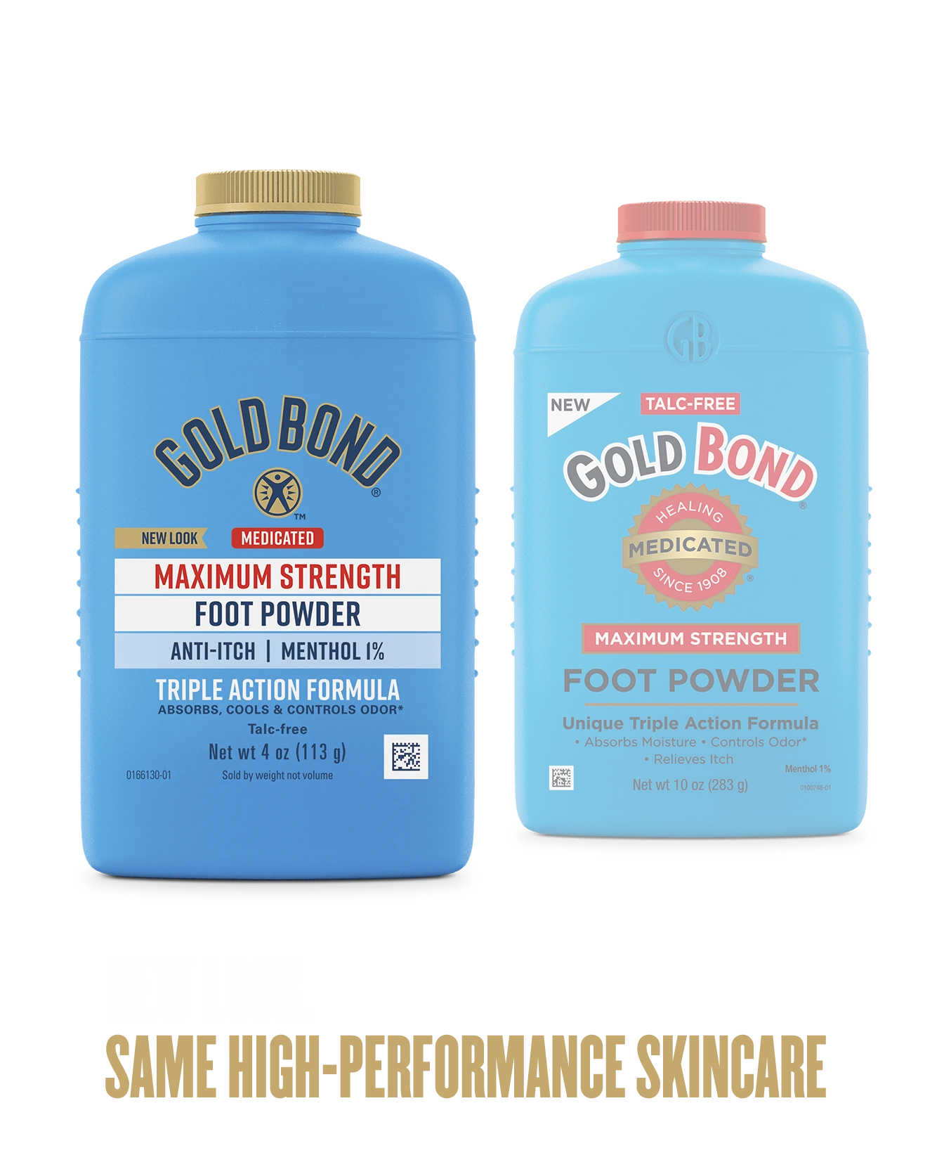 Gold Bond Maximum Strength Medicated Foot Powder Old VS New