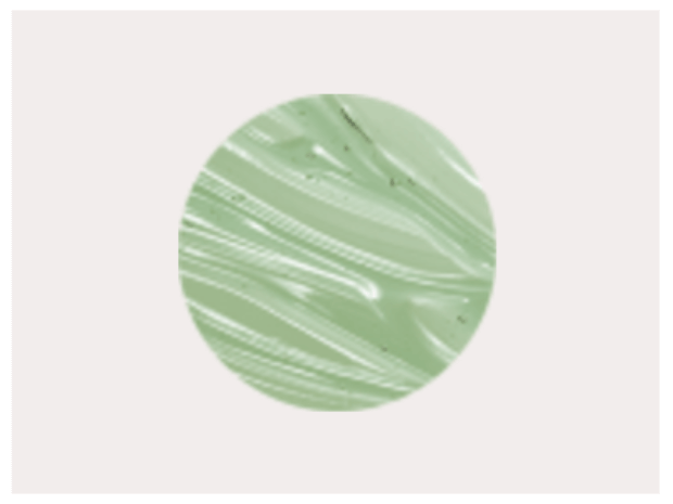 Pale green gel to represent Vitamin A