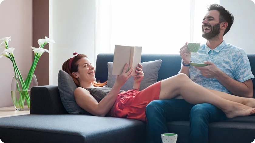 images of people in their homes