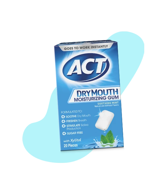 ACT® Dry Mouth Gum package