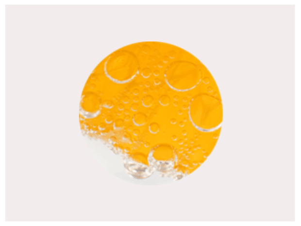Orange and clear droplets to represent Vitamin C