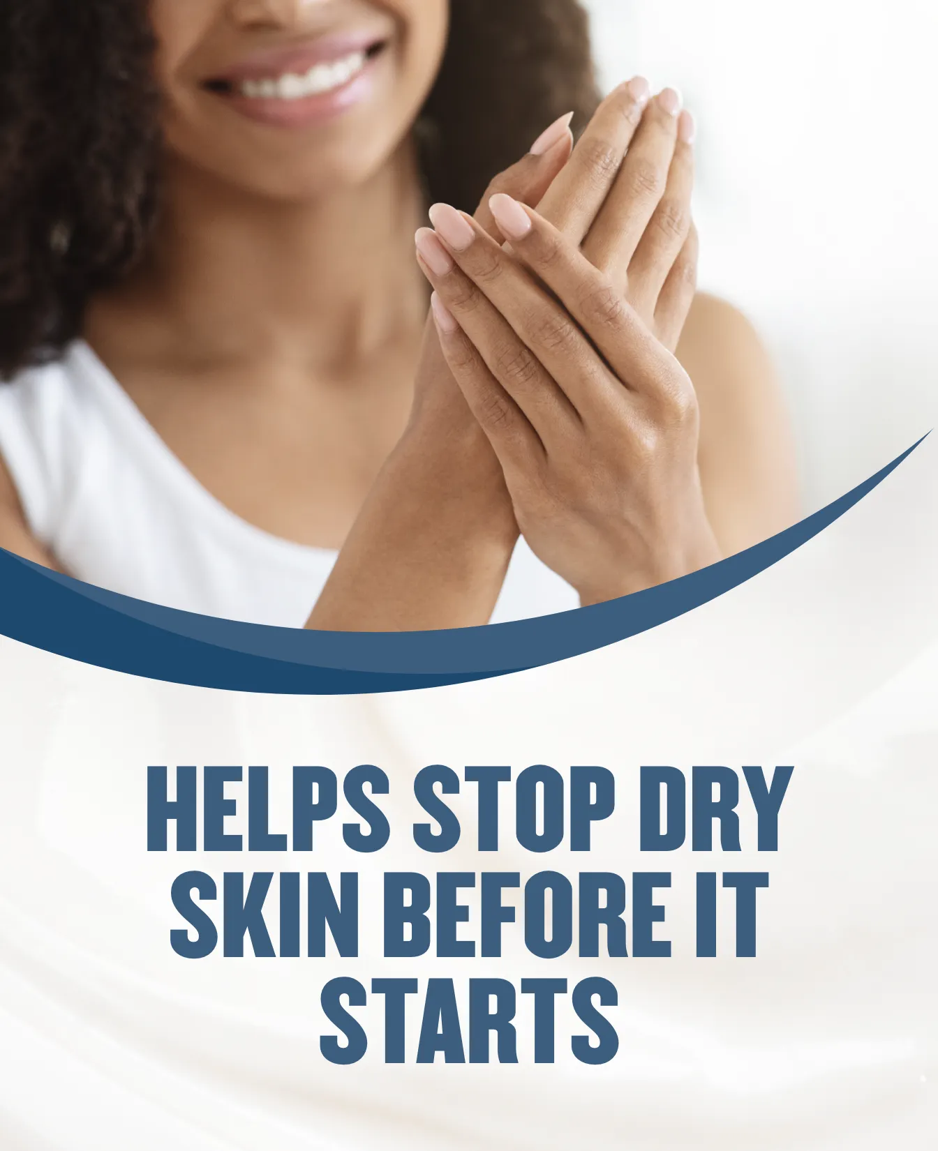 Packaging of Gold Bond® Healing Hydrating Cream/Lotion and benefit statements.