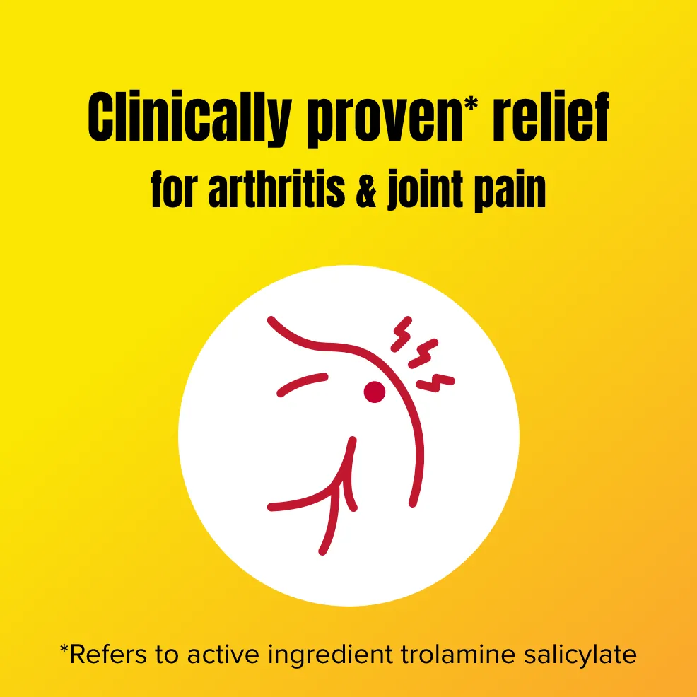 Aspercreme® Pain Relief Cream products: front and back of packaging and tube