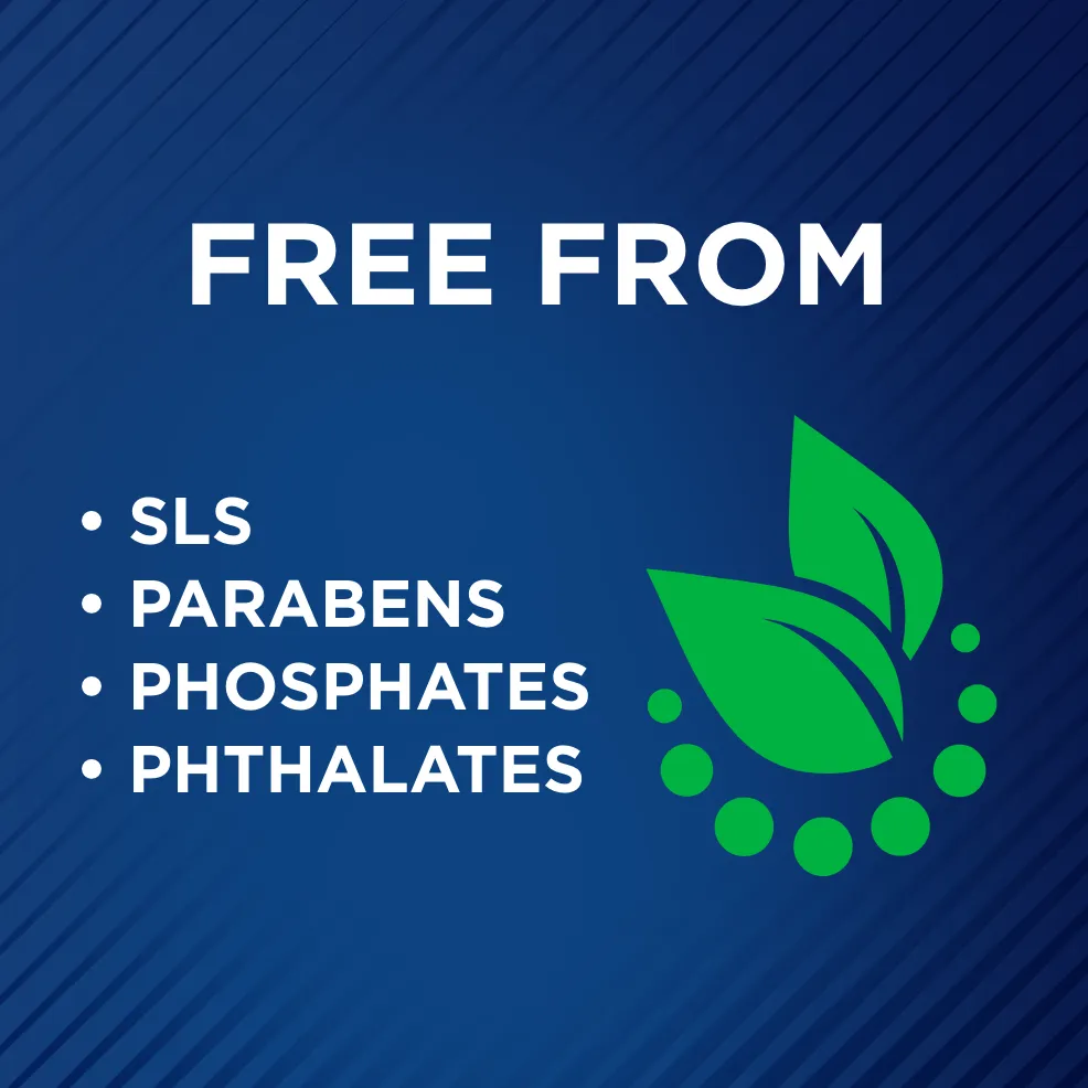 Packaging of Selsun blue® Moisturizing Antidandruff Shampoo bottle and benefit statements.