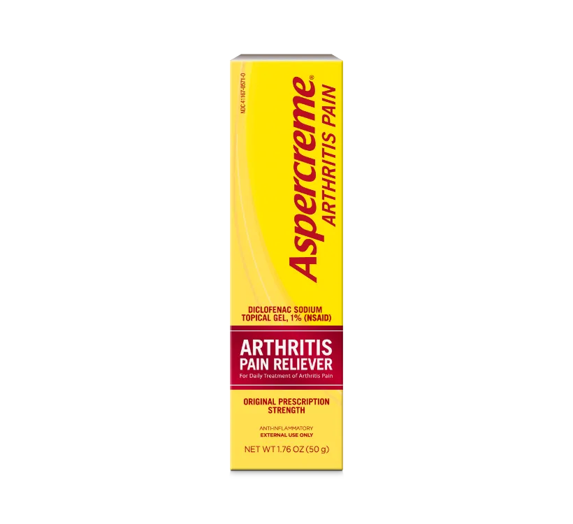 Aspercreme® Arthritis Pain Relief Gel Carton