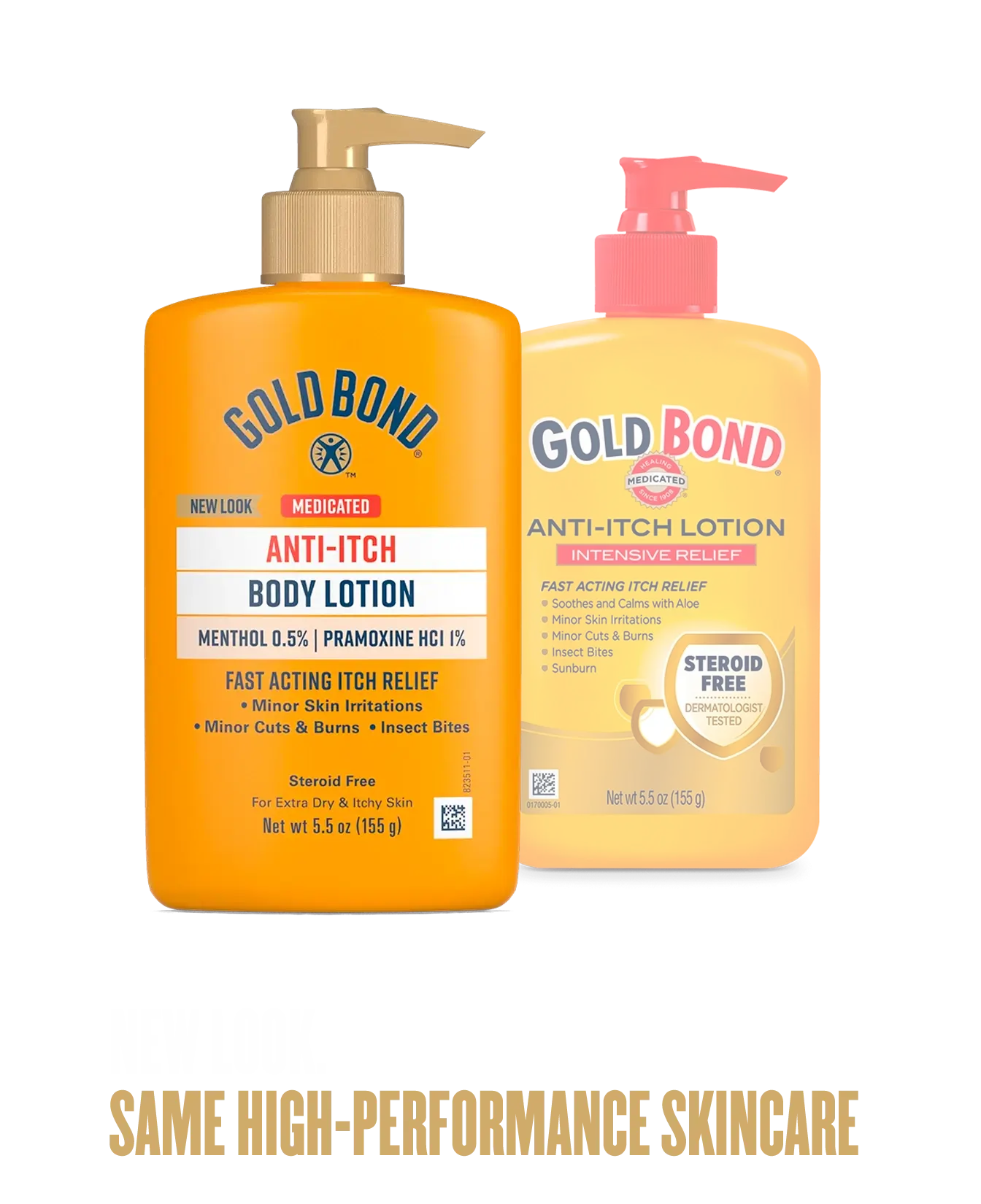 Front of Gold Bond Medicated Anti-Itch Lotion bottle