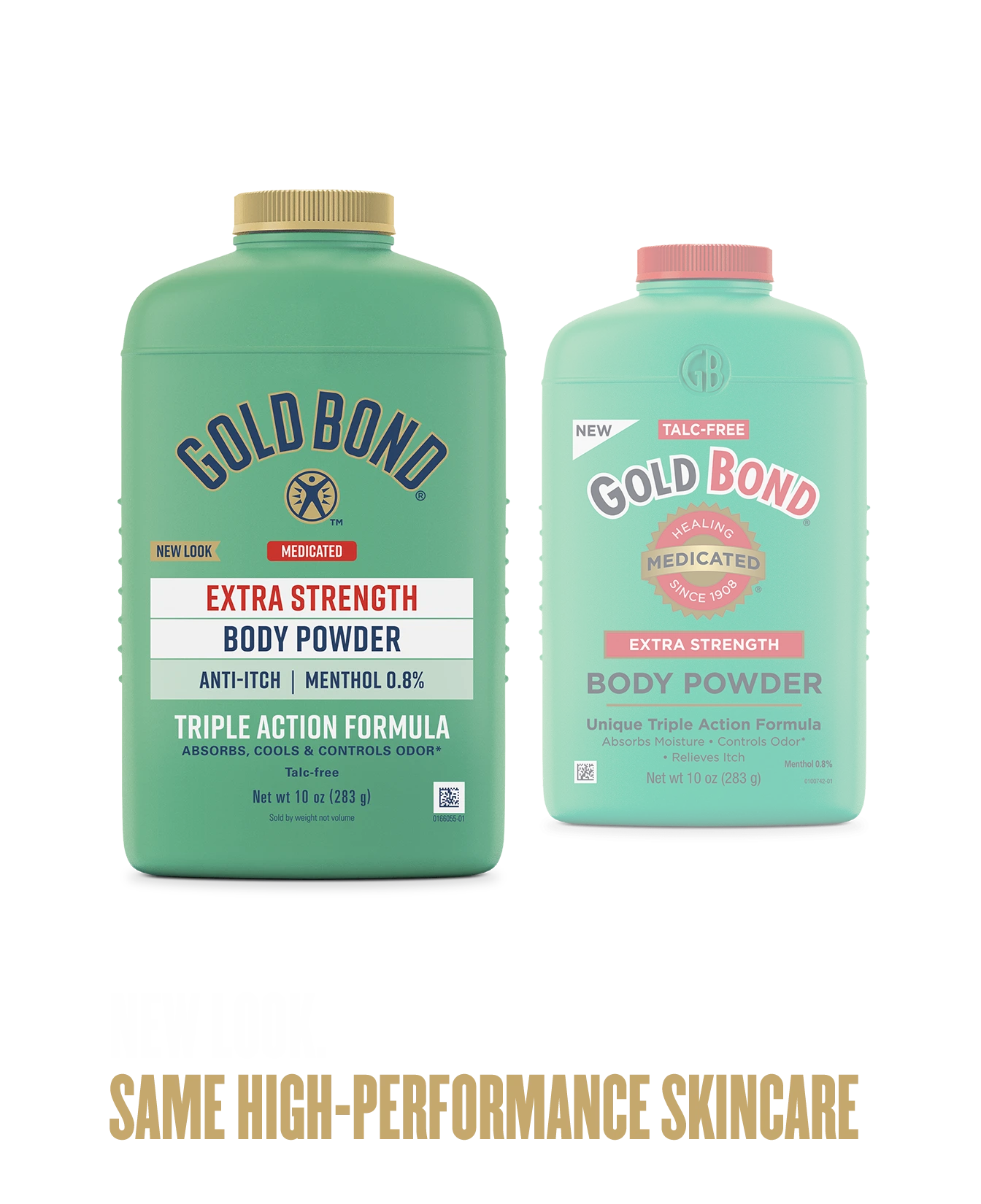 Gold Bond Extra Strength Medicated Body Powder Old VS New