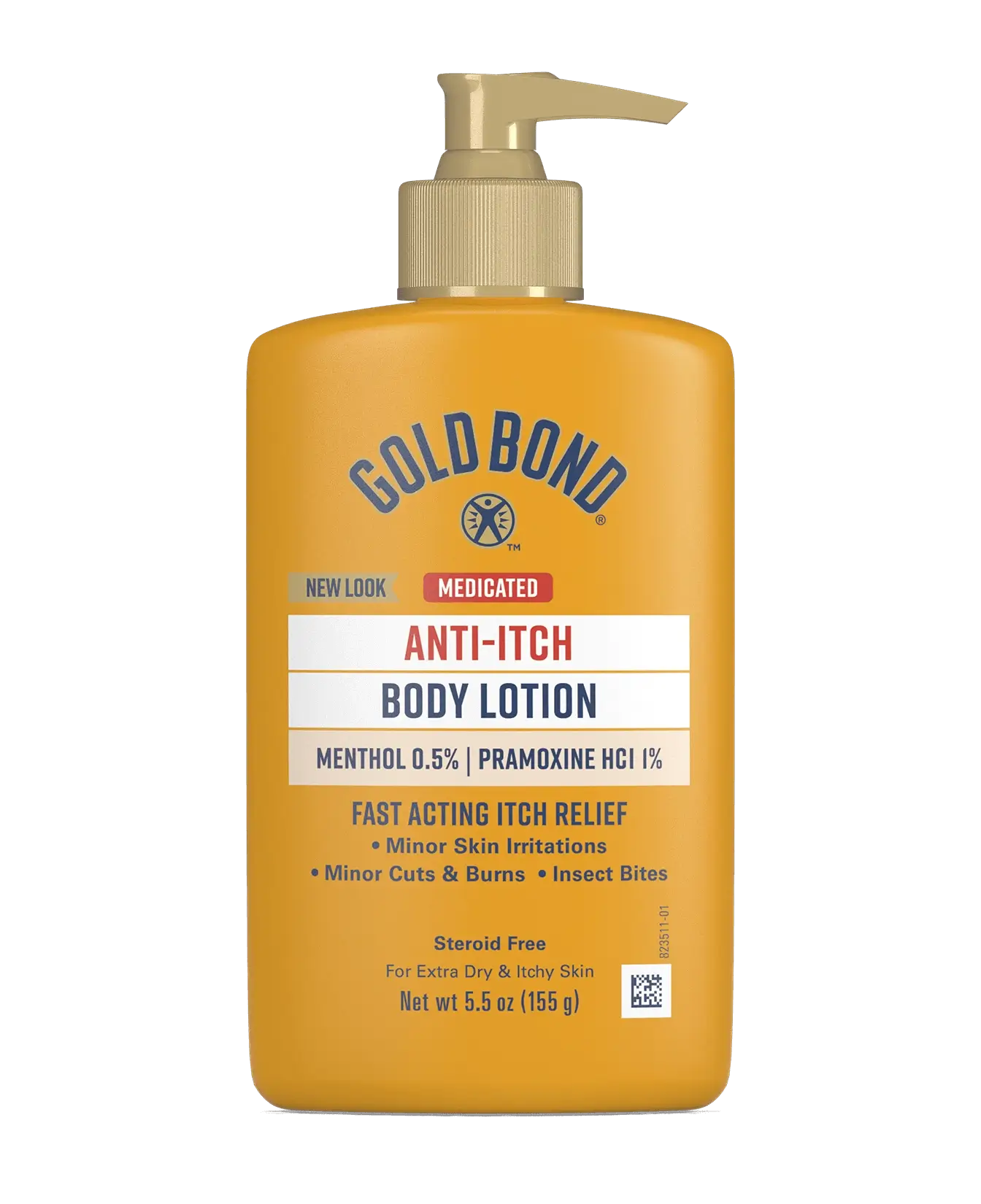 Front of Gold Bond Medicated Anti-Itch Lotion bottle