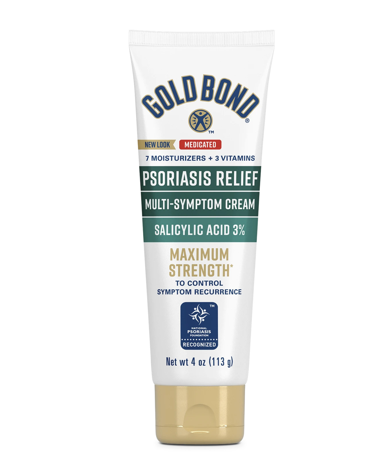 Front of Gold Bond Psoriasis Relief Medicated Multi-Symptom Cream